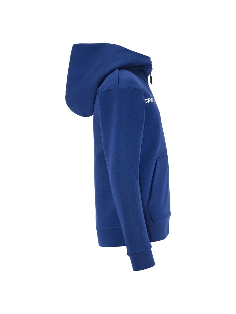 Craft - Community 2.0 Logo FZ Hoodie JR Club Cobolt 158/164