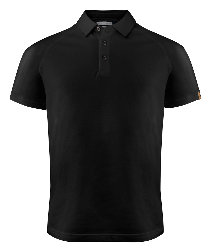 Brookings Polo Pique Regular Fit Heren - zwart