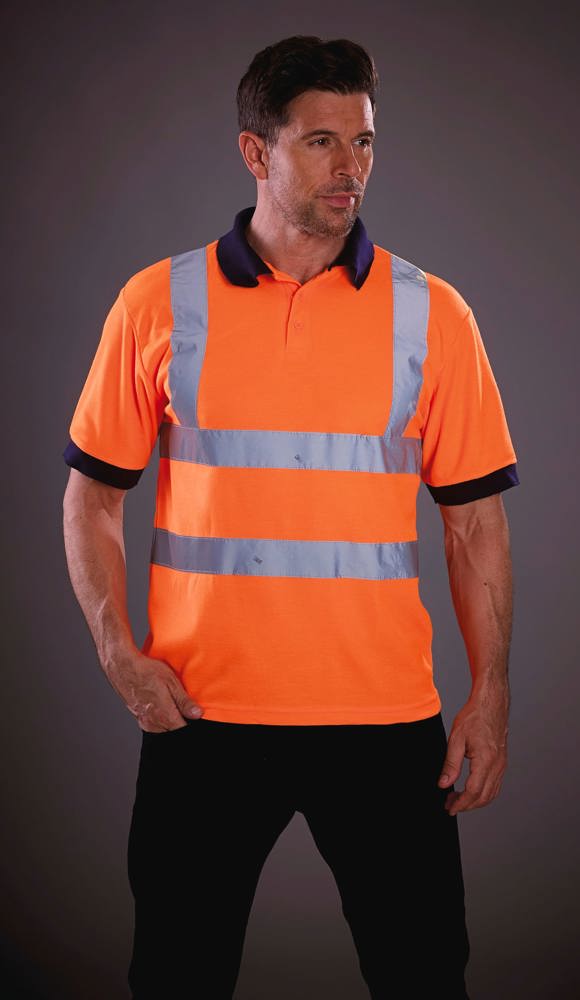 YHVJ210 - High Visibility polo korte mouwen