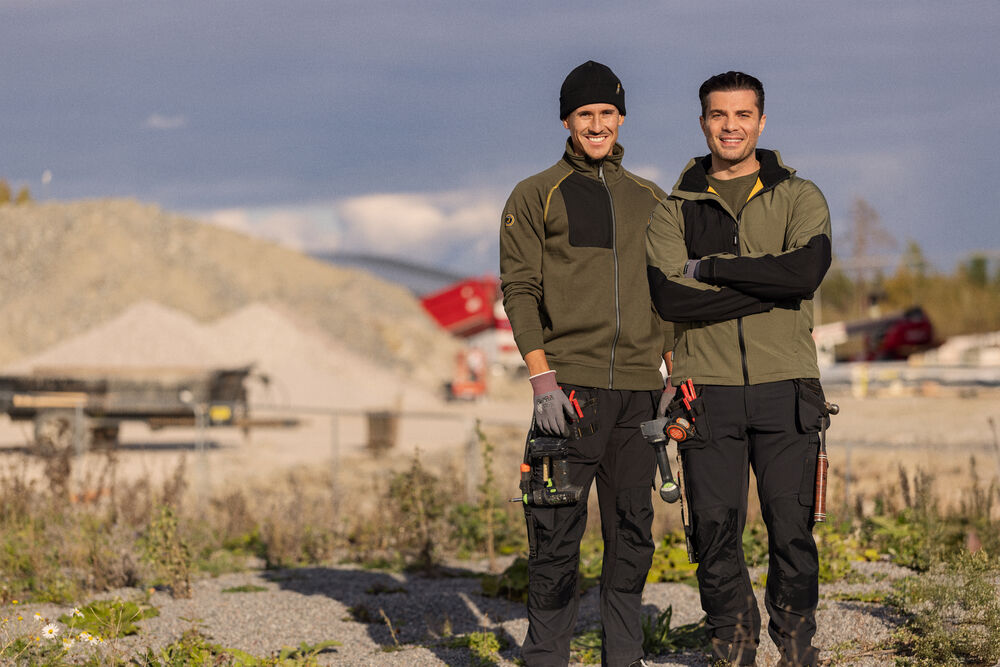 Jobman - 2391 Craftsman Trousers Stretch olijfgroen/zwart 100