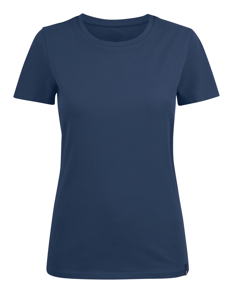 American U  T-Shirt Dames - Vintage Blauw