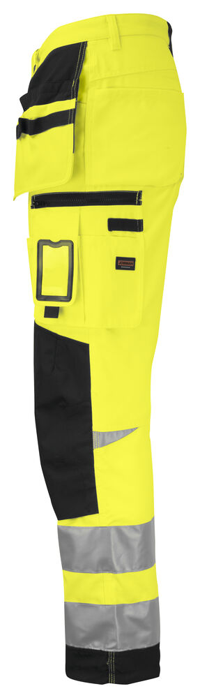 Jobman - 2222 Hi-Vis Trousers Star HP Geel/Zwart 108