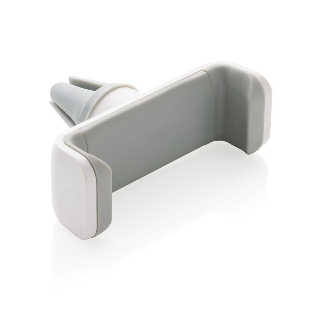 Acar RCS gerecycled plastic 360 auto telefoonhouder - wit (± PMS White)