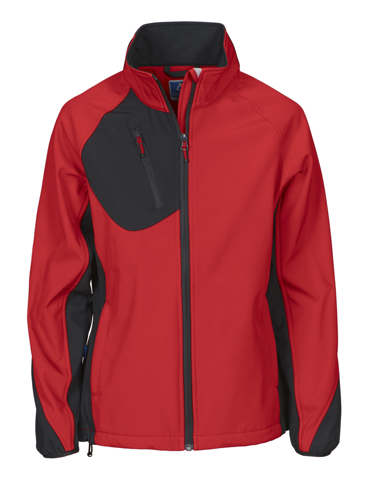 2423 DAMES SOFTSHELL - rood