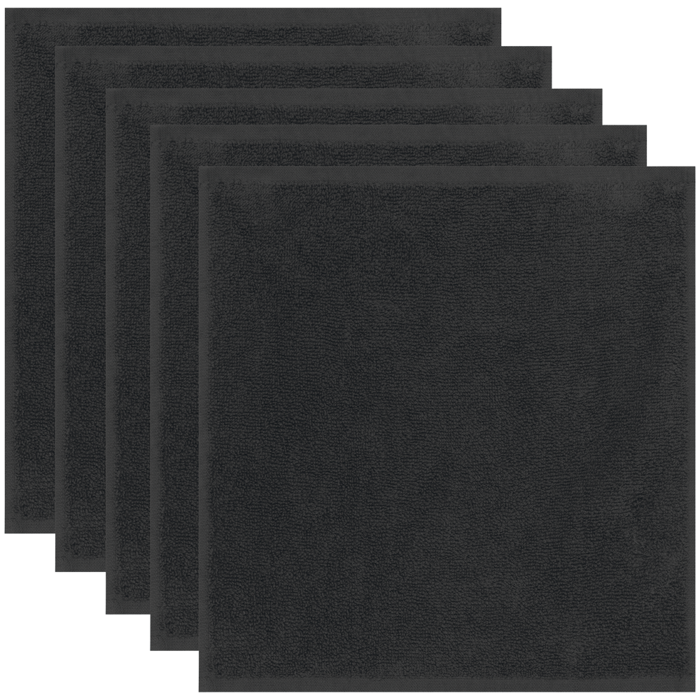 - Guest handdoekjes 30 x 30 cm – verpakking per 5 - Dark Grey