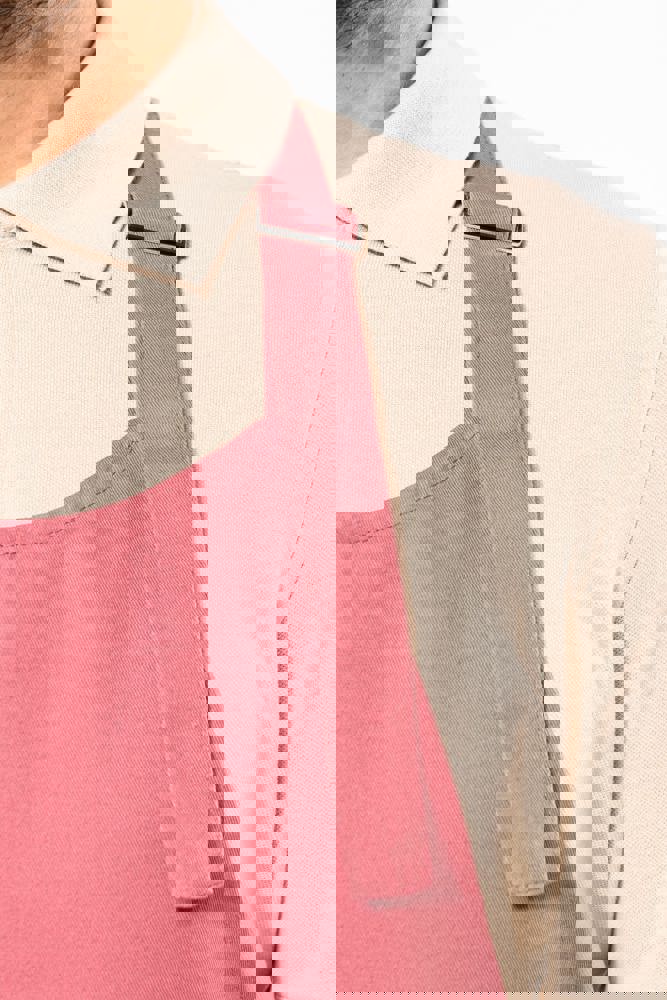 K885CC - Katoenen schort met zak