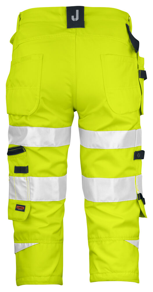 Jobman - 2217 Hi-Vis Long Shorts Geel/Zwart C62