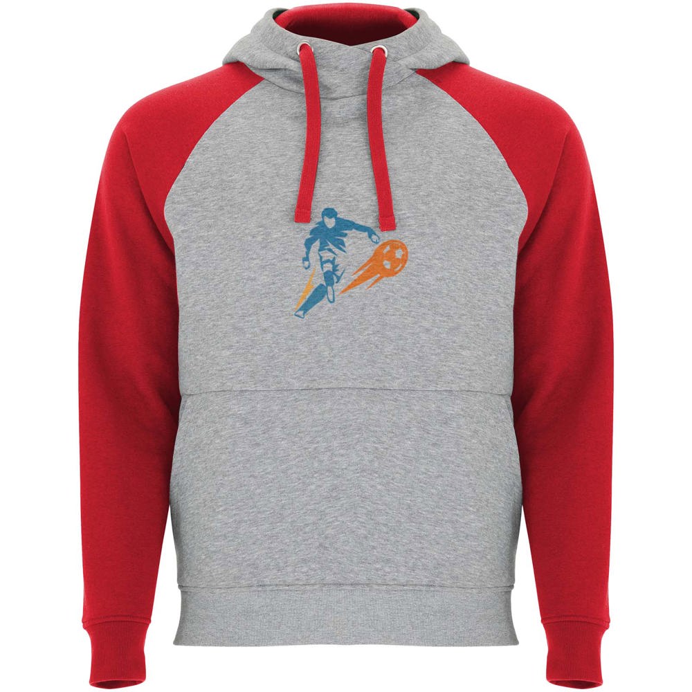 Badet tweekleurige kinderhoodie