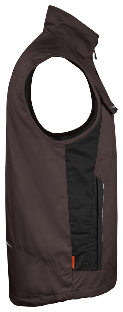 Jobman - 7517 Service Vest Lined Bruin 3XL