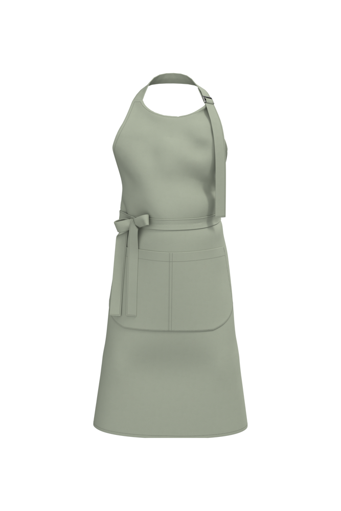 K8007 - Schort met zak van biologisch katoen