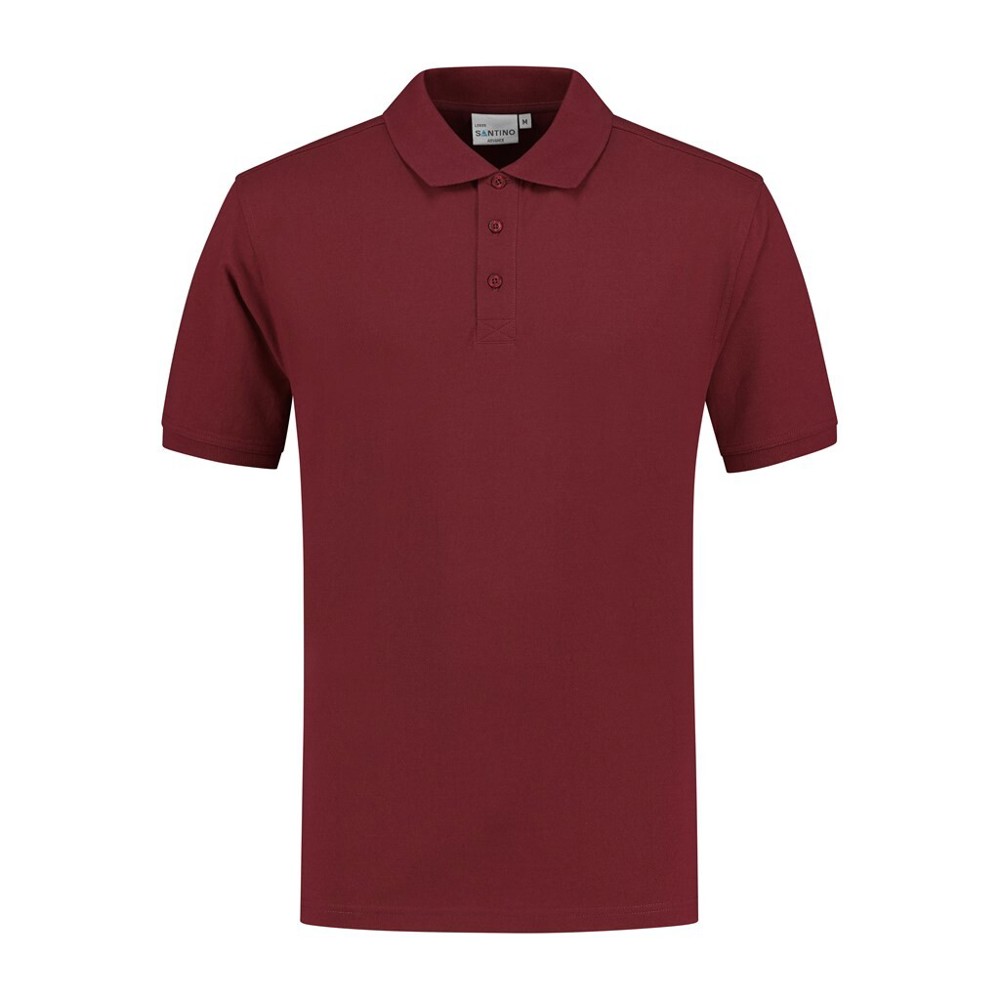 Santino Poloshirt Leeds - Burgundy
