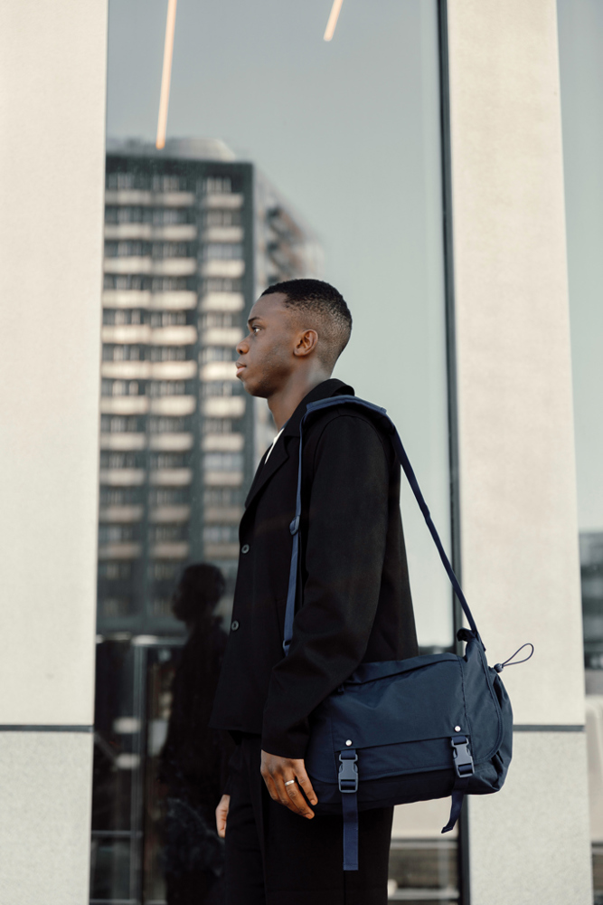 KENTO URBAN RCS recycled nylon 15.6 inch Messenger