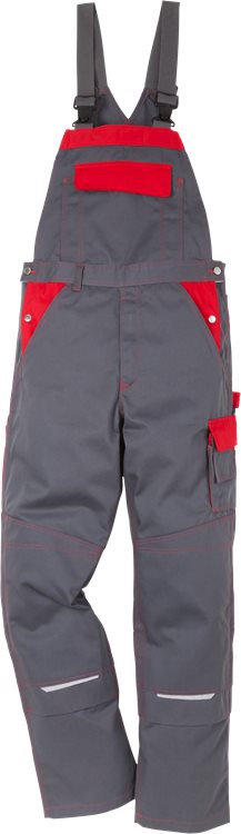 Icon Amerikaanse overall 1009 LUXE - grijs/rood