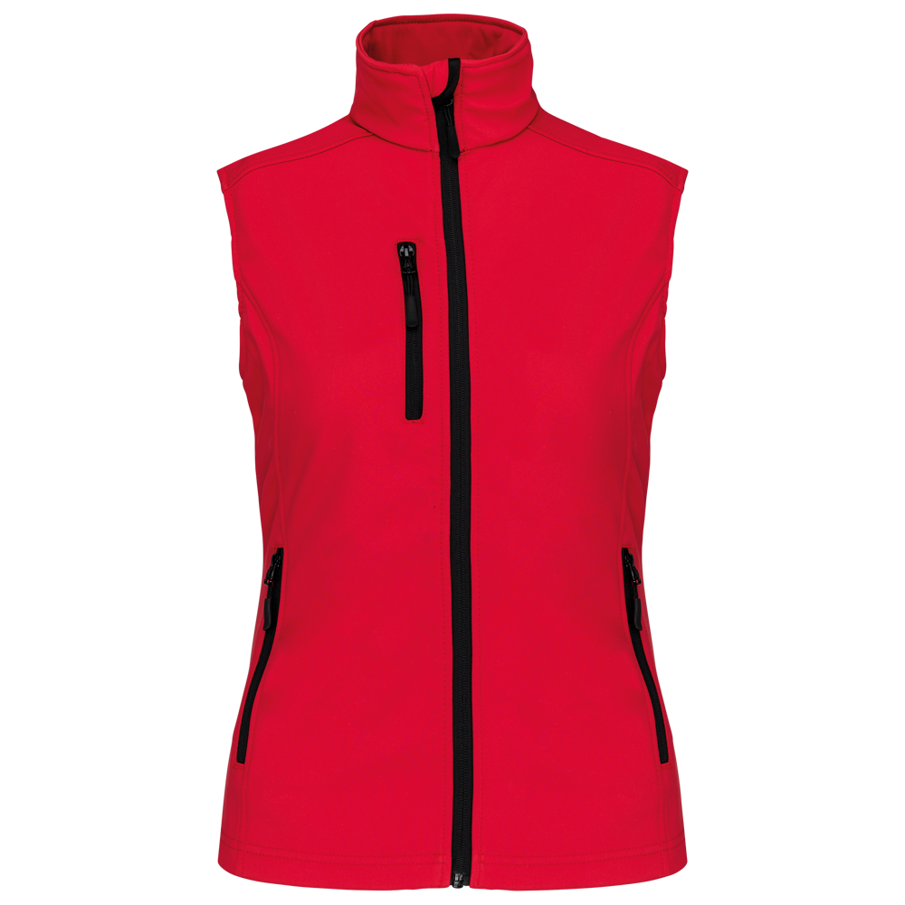 K404 - Dames softshell bodywarmer - Red