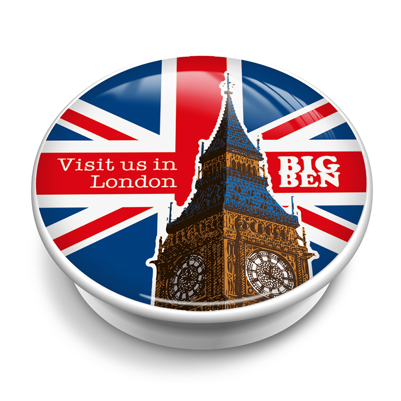 Ronde Memo-Magneet met dominglabel, formaat Ø 35 mm