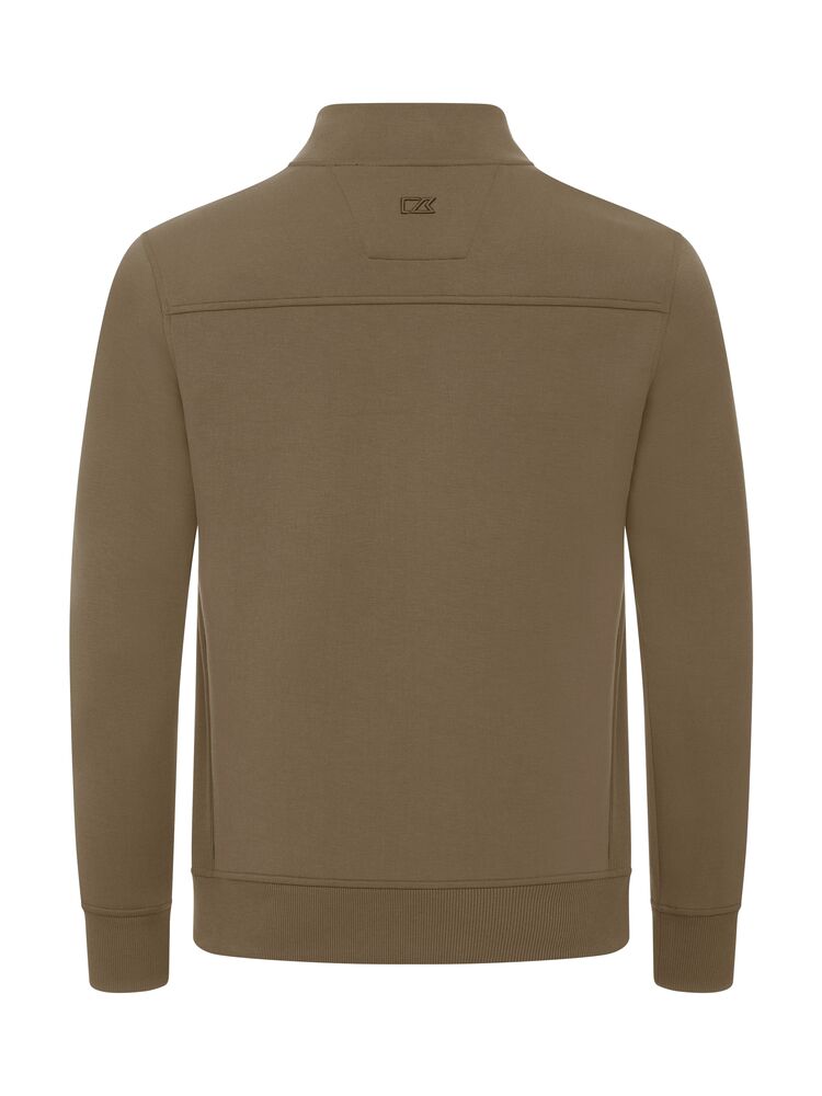 Cutter & Buck - Pemberton Cardigan Full Zip Heren Khaki 4XL