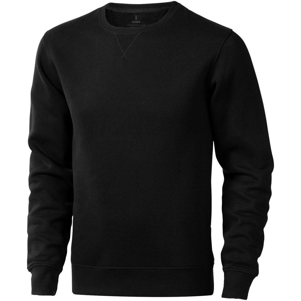 Arora unisex sweater met ronde hals - Zwart