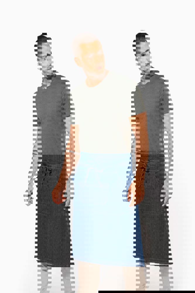 K887 - Katoenen lang schort