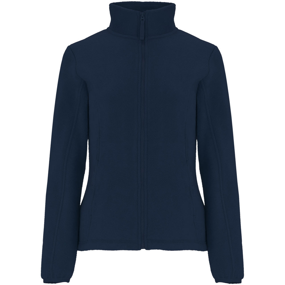 Artic fleece damesjack met volledige rits - marineblauw