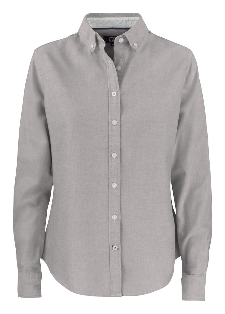 Cutter & Buck - Belfair Oxford Shirt Dames - grijs