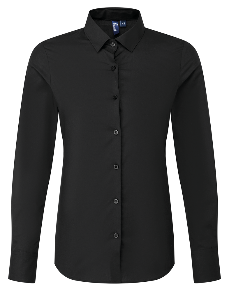 PR303 - RECYCLIGHT damesoverhemd van popeline met lange mouwen