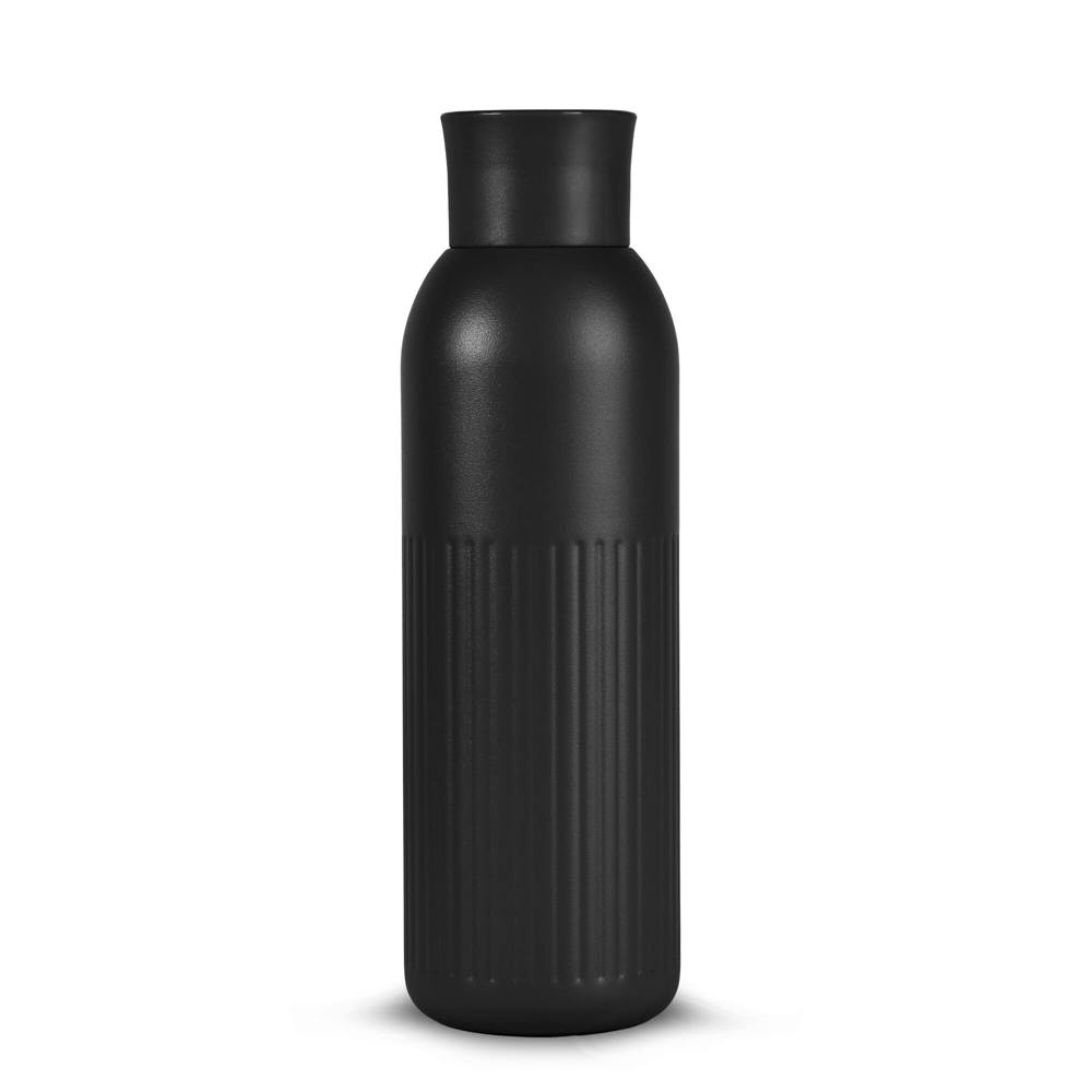 Sagaform Tekla Push stalen fles met druk dop gerecycled) 500 ml