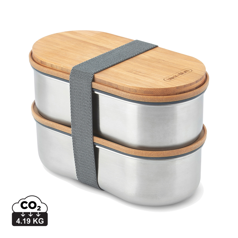 Black+Blum Stainless Steel Dubbele Bento Box