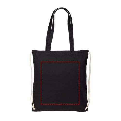 Eliza 240 g/m² katoenen rugzak met trekkoordsluiting 6L