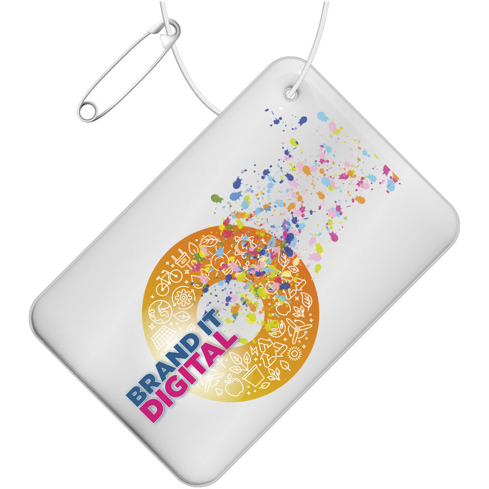 RFX™ H-10 kleine rechthoekige reflecterende pvc hanger