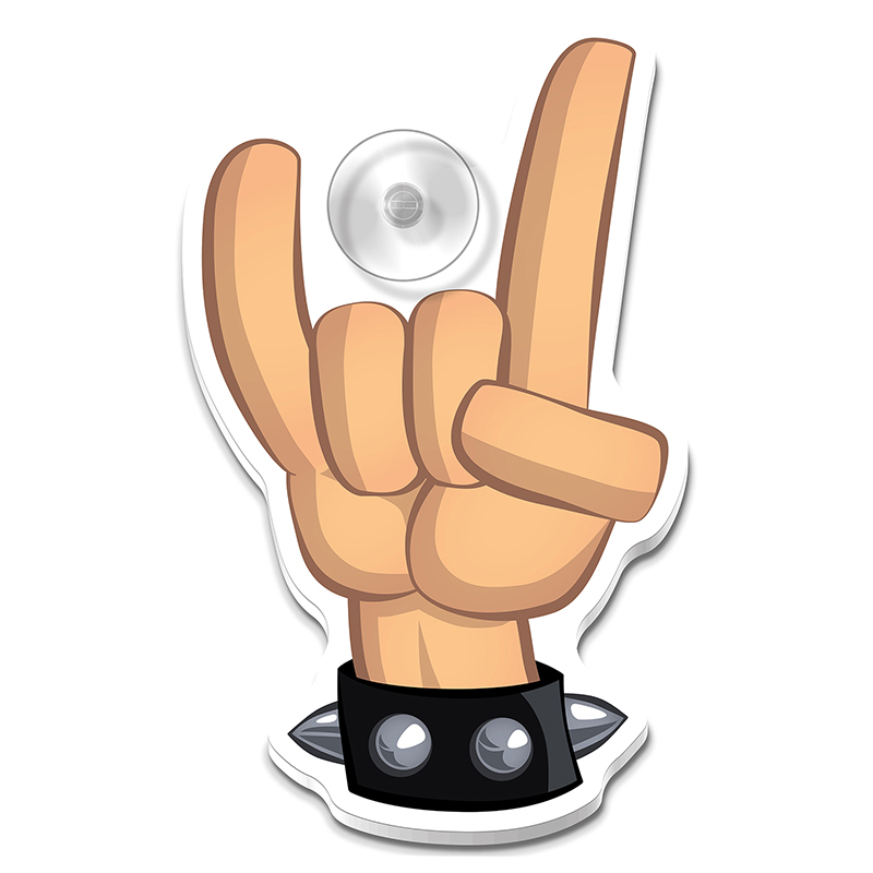 Bordjes met zuignappen