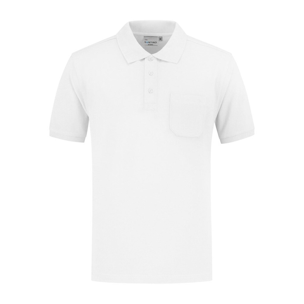 Santino Poloshirt Lenn - White