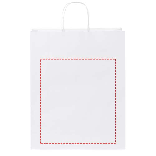 Papieren tas 80-90 g/m2 gemaakt van kraftpapier met gedraaide handvaten - 32 x 12 x 40 cm