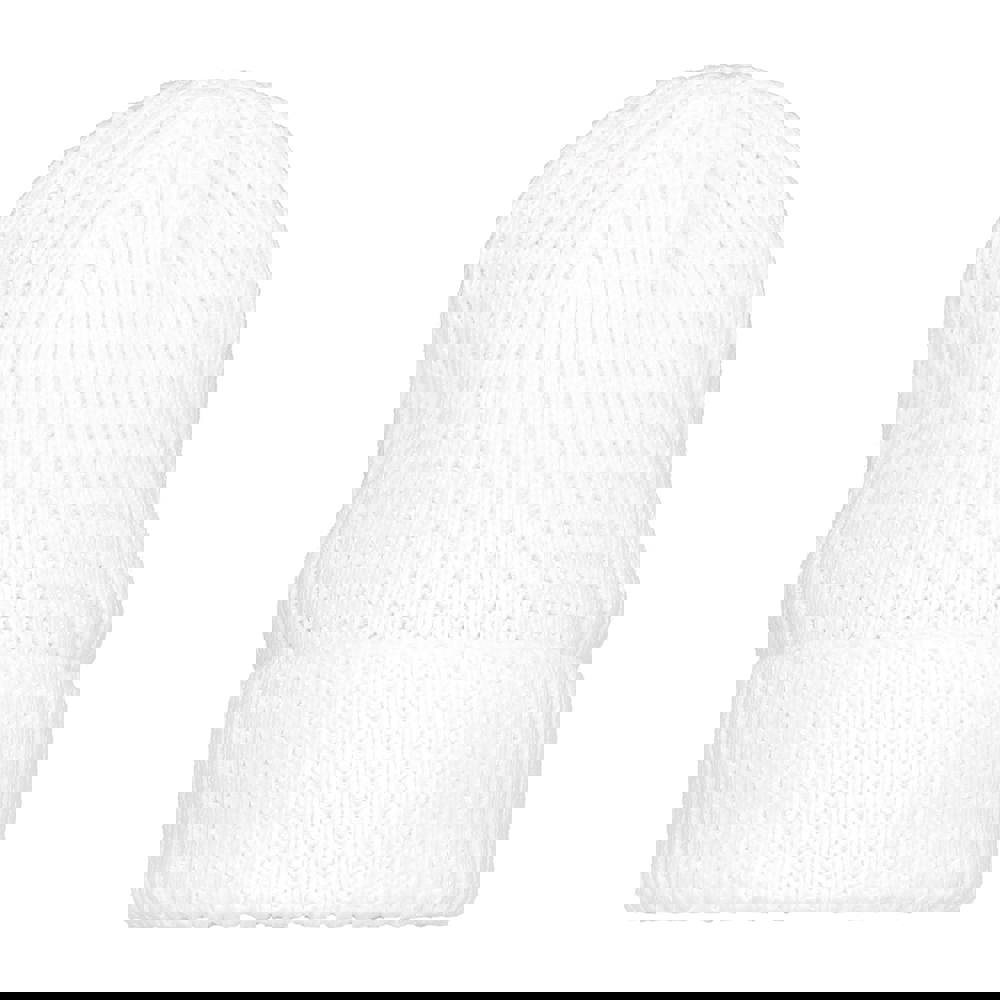 Grof gebreide muts - Wit (White) / Wit