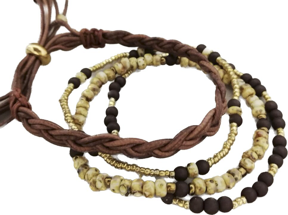 Armbandenset handgemaakt