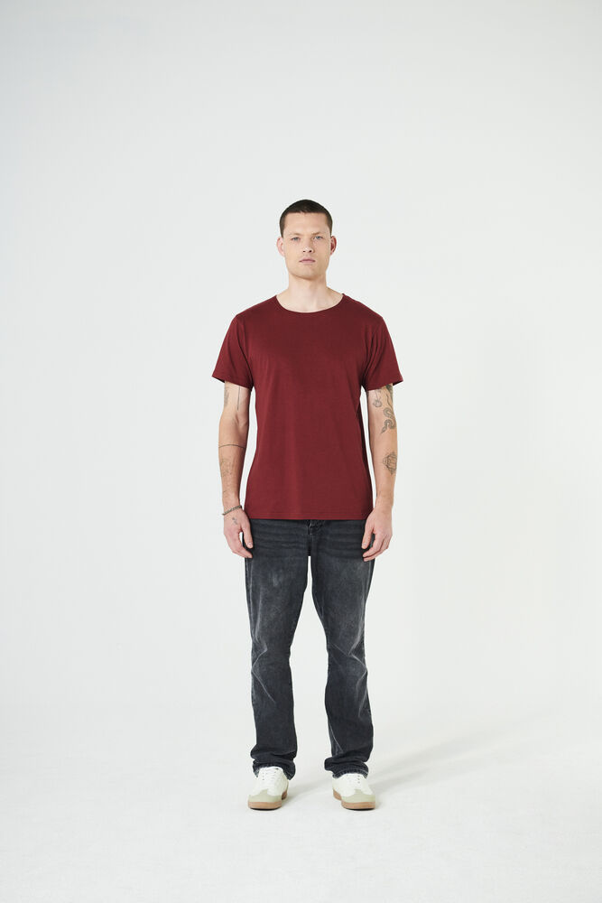 Clique - Basic-T Loose Fit Bordeaux S