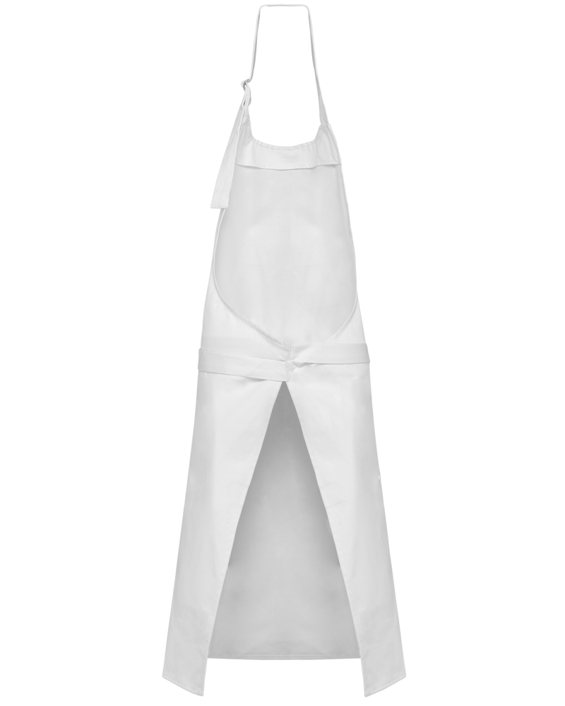 K8010 - Schort van polykatoen wasbaar op hoge temperatuur