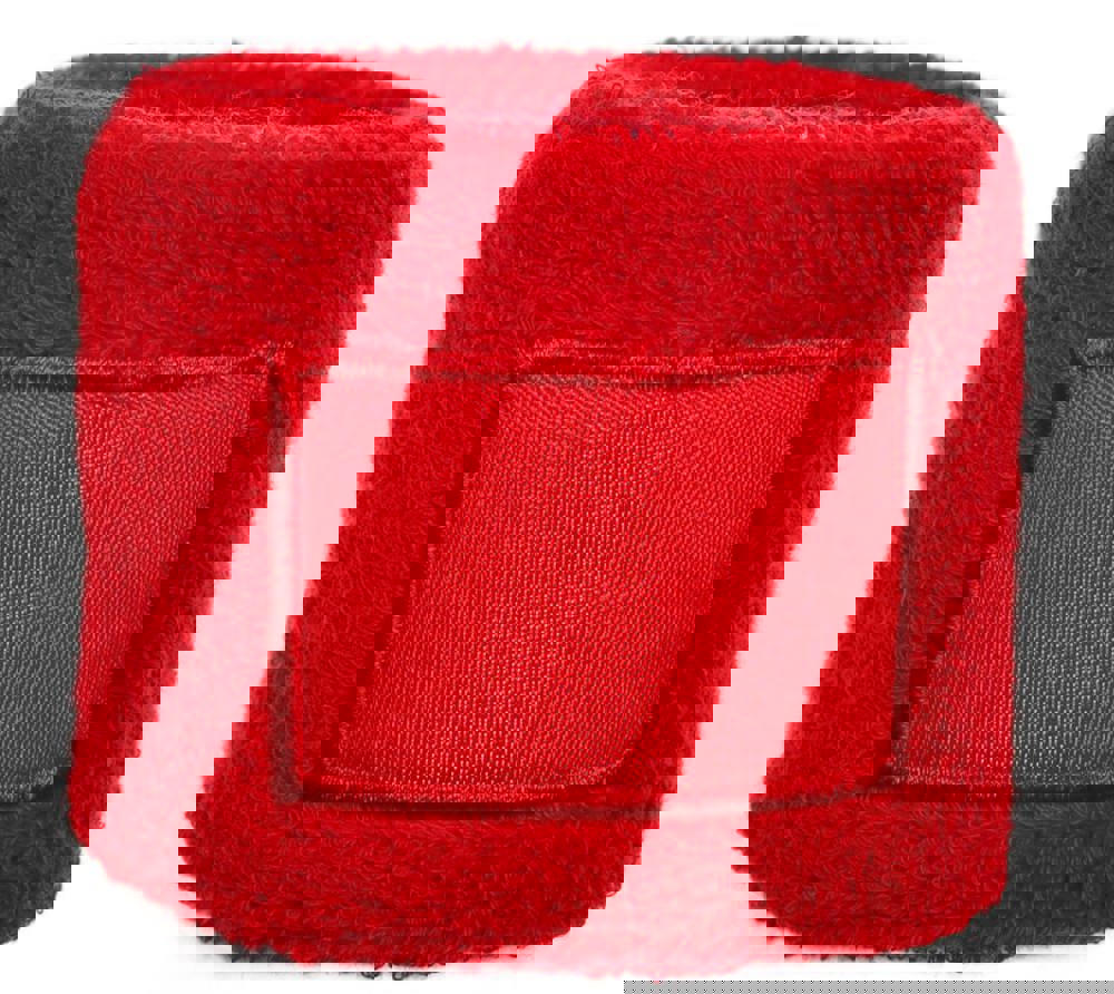 Polsband met label - Rood (PMS 199c) / Rood