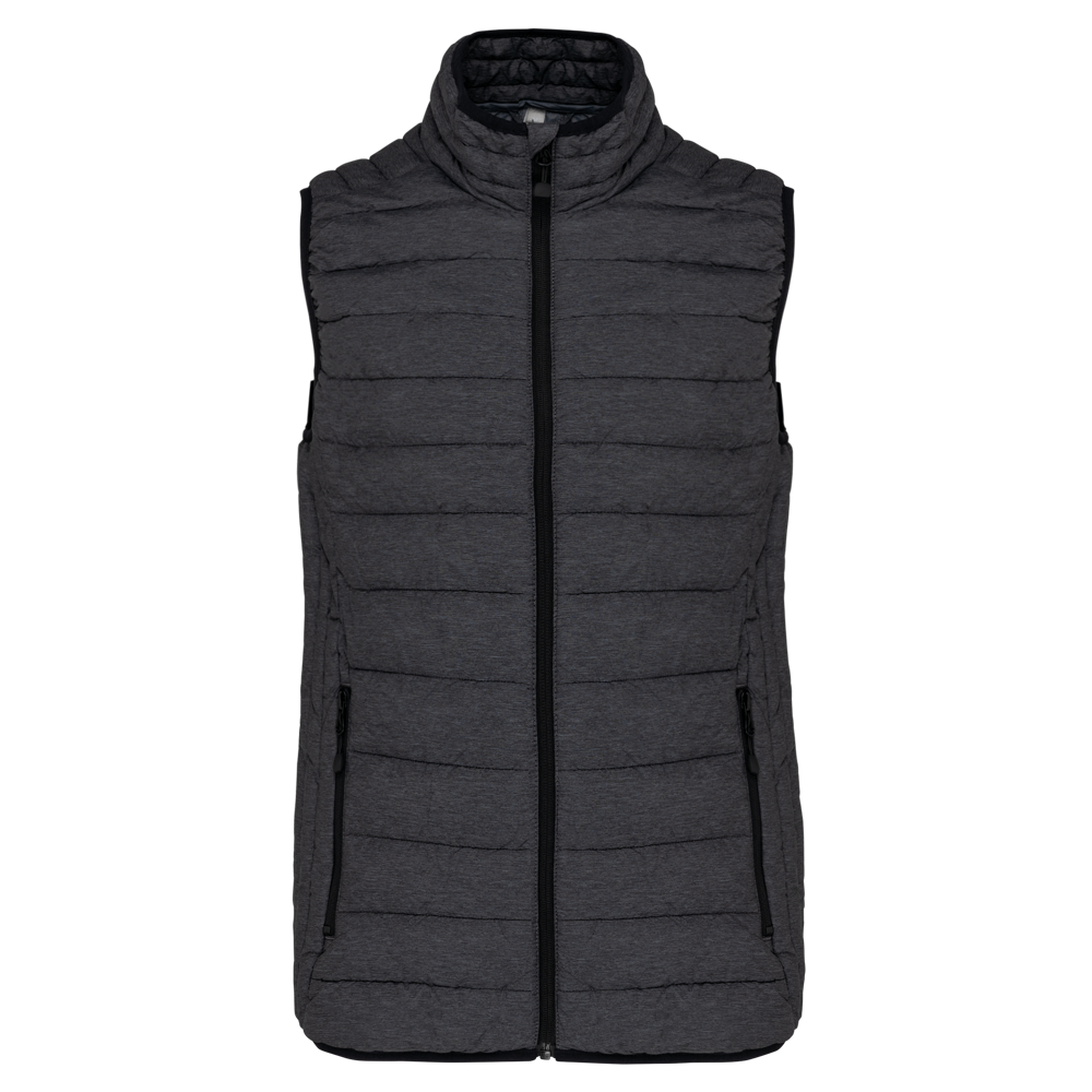 K6114 - Ladies' lightweight sleeveless down jacket - Marl Dark Grey
