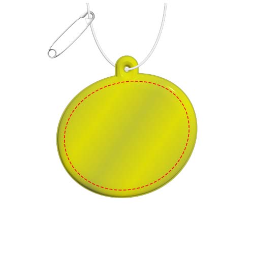 RFX™ H-09 ovale reflecterende TPU hanger