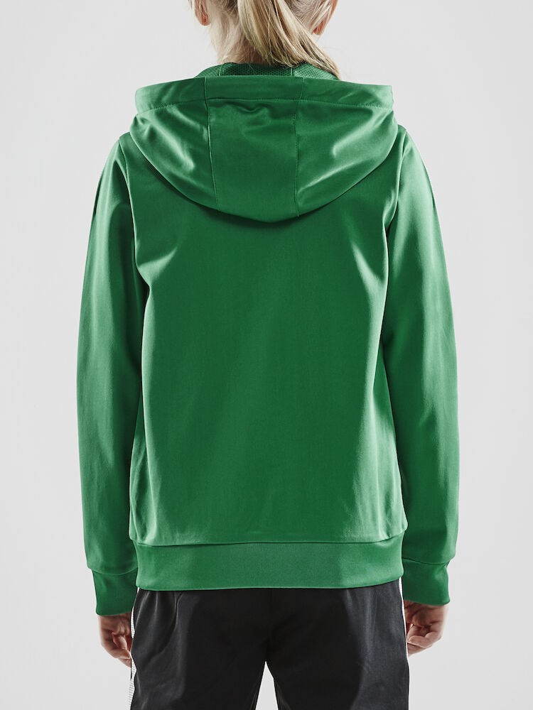 Craft - Pro Control Hood Jacket Jr Team Green/White 158/164