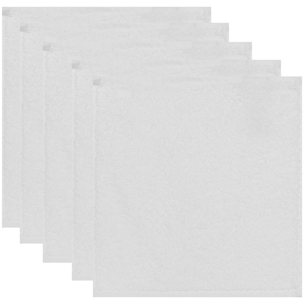 - Guest handdoekjes 30 x 30 cm – verpakking per 5 - White