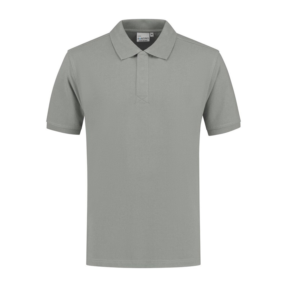 Santino Poloshirt Lisbon - Silver Grey