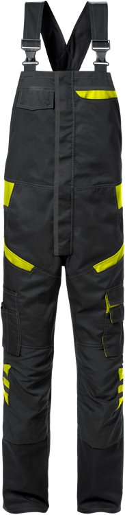 Amerikaanse overall 1555 STFP - Zwart/hi-vis geel
