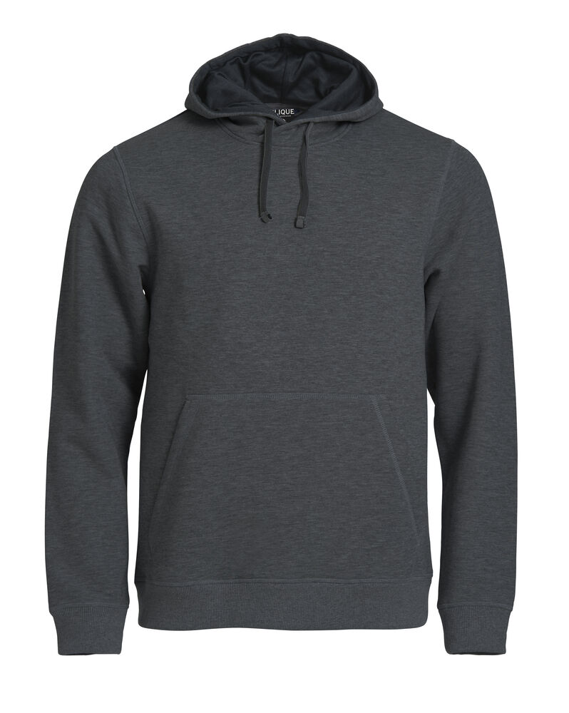 Clique - Classic Hoody - Antraciet Melange