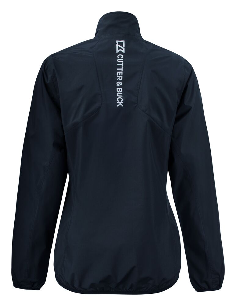 Cutter & Buck - La Push Rain Jacket Dames Zwart XXL