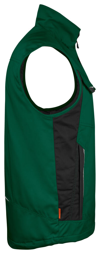 Jobman - 7517 Service Vest Lined Bosgroen XXL