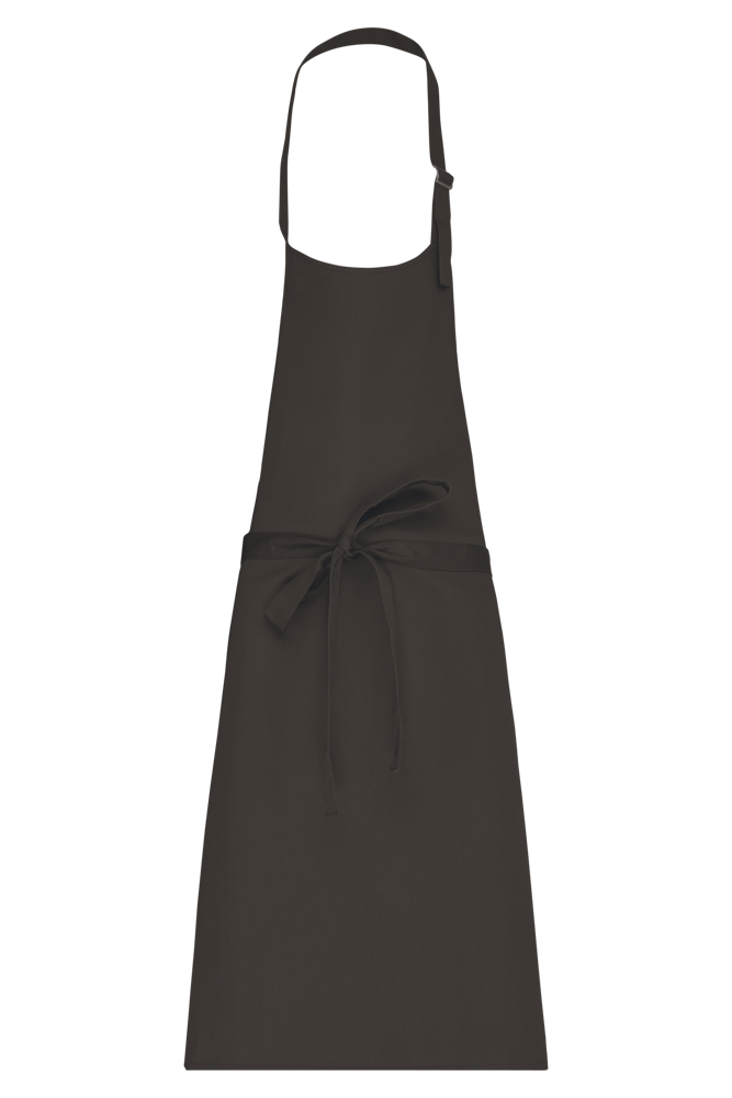 K8000 - Schort van polykatoen zonder zak - Dark Grey