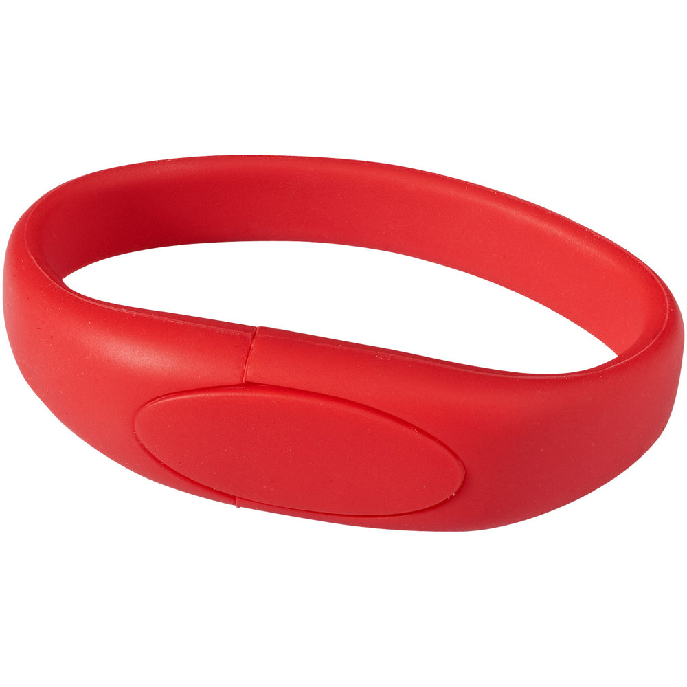 Bracelet USB stick - Rood