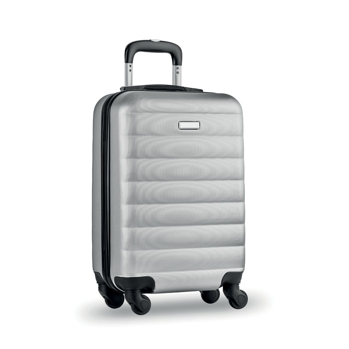 BUDAPEST - ABS trolley, 20 inch - Mat zilver