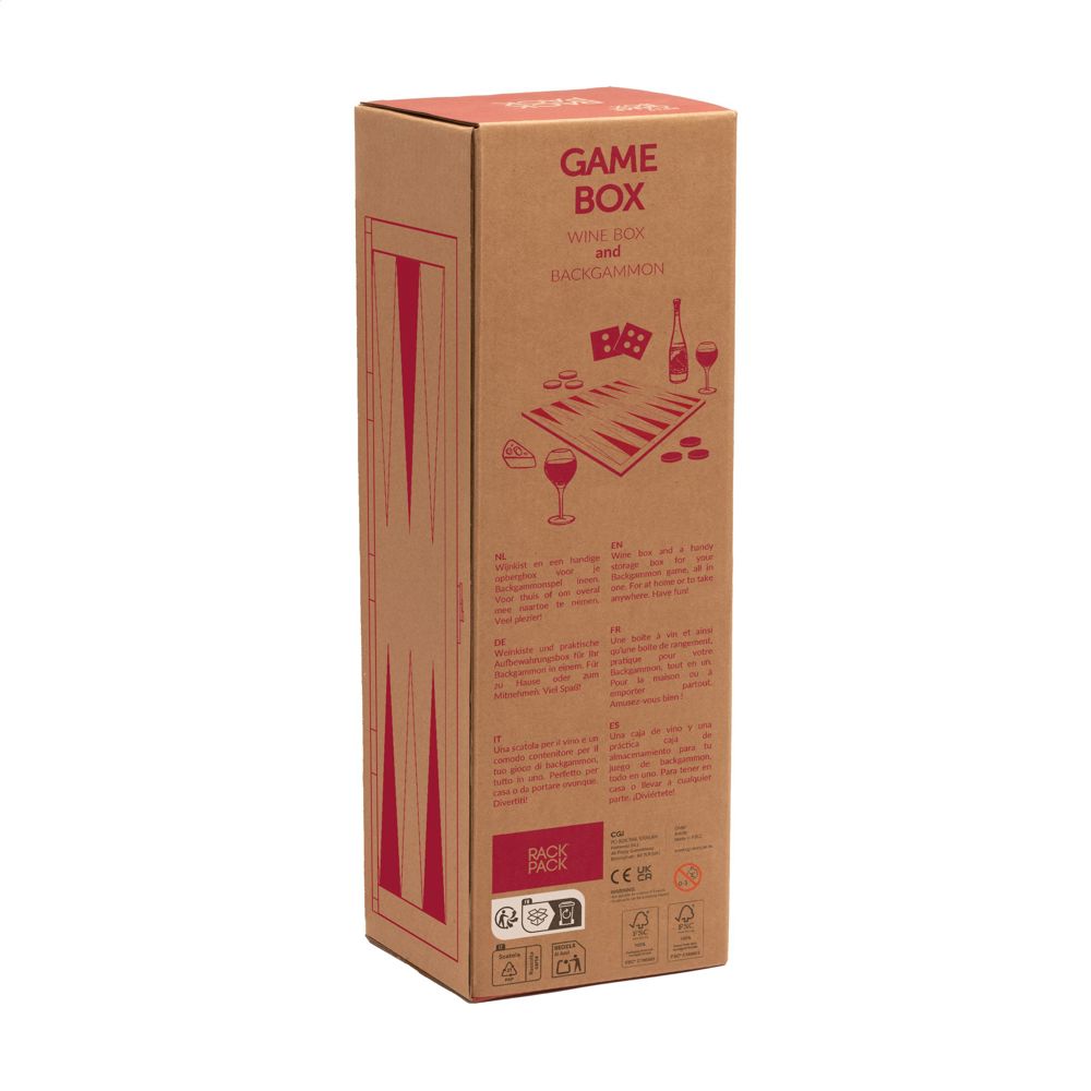 Rackpack Gamebox Backgammon